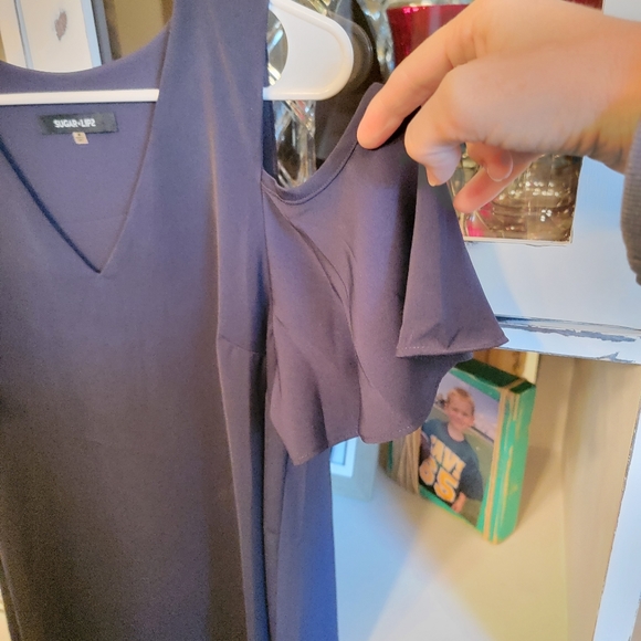 Sugar Lips navy blue dress 👗 ❤ size M - Picture 2 of 3